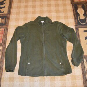 Columbia Women's Green Fleece Jacket Size L